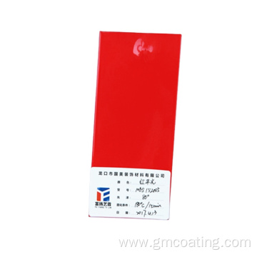 Ral 3020 Traffic Red exterior glossy powder coat